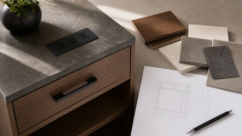 Specifying commercial nightstands