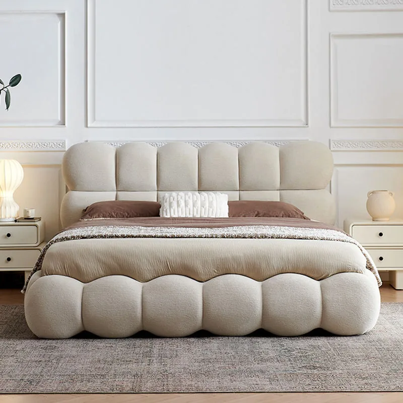 Cloud-Edge Bouclé Upholstered Platform Bed product view 5