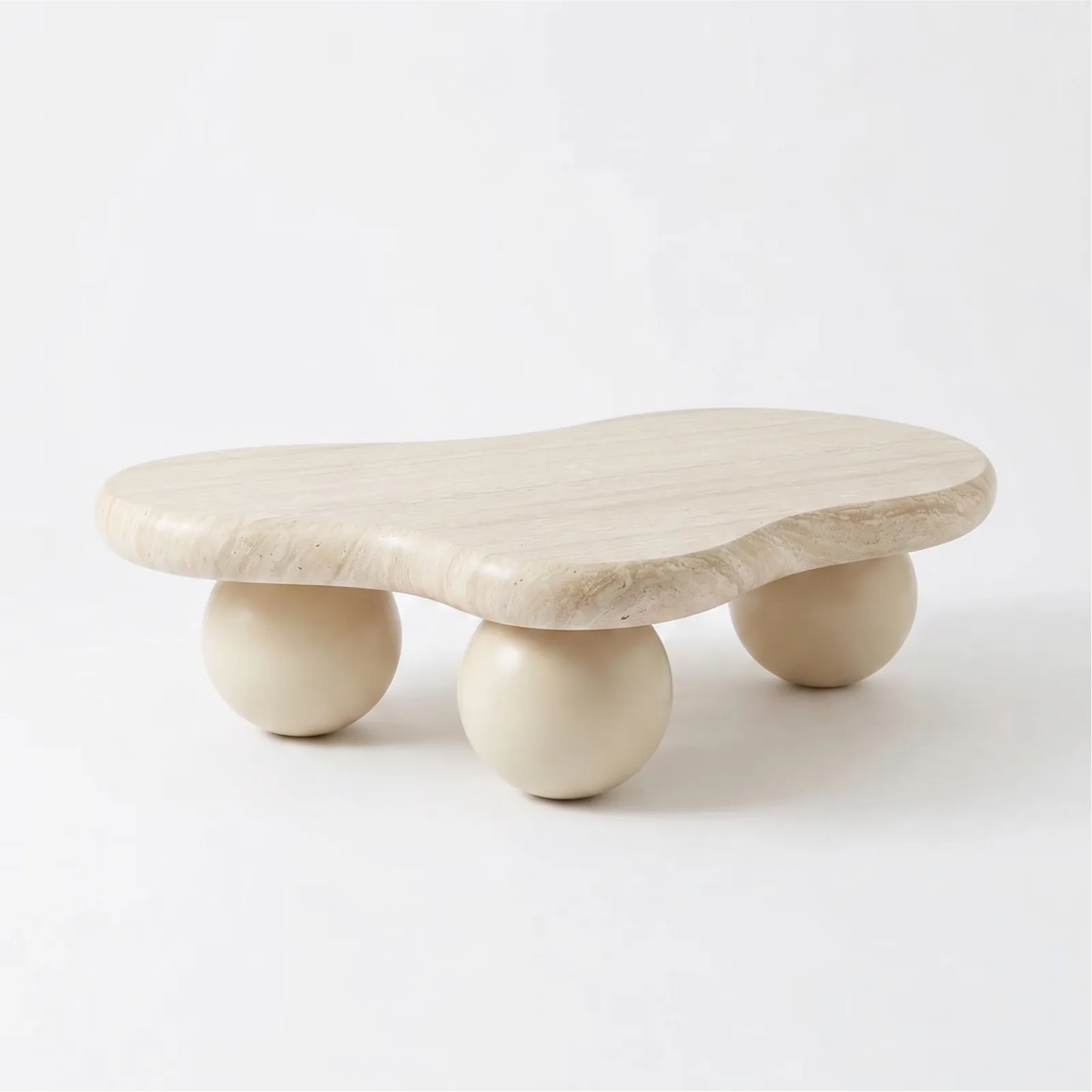 Irregular Cloud Coffee Table with Spherical Legs product view 4