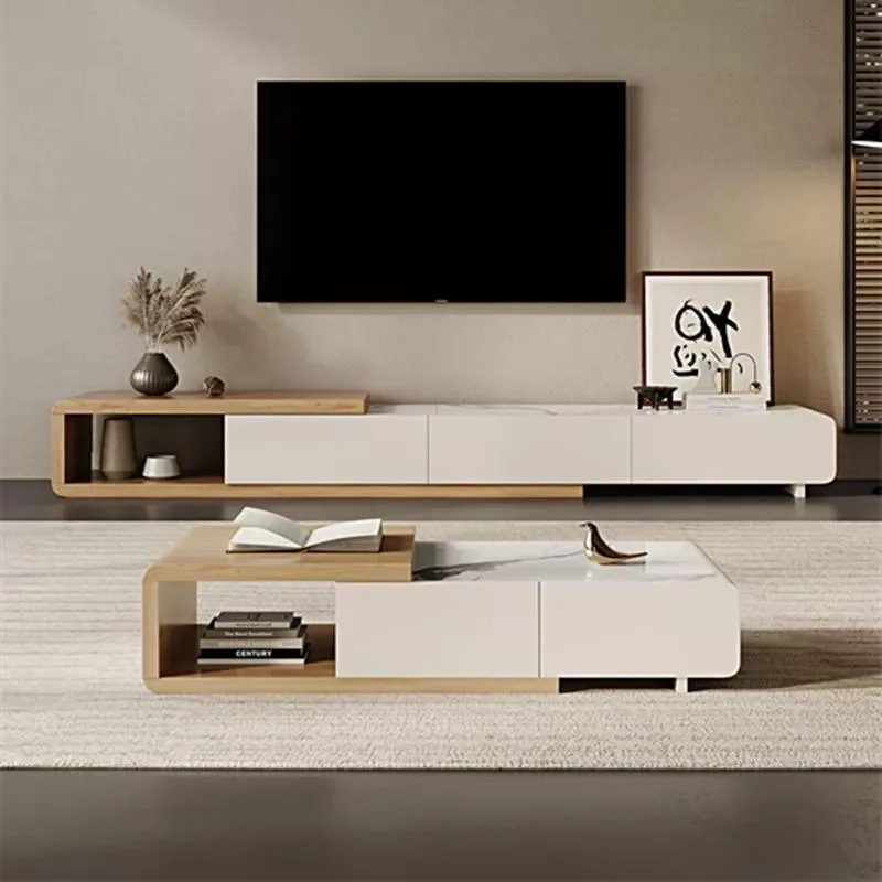 Extendable Coffee Table & TV Stand Set product view 6