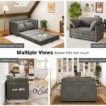The loveseat in a loft, living room, children's room and home office