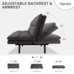 Backrest positions at 120°, 160° and 180°