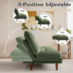 Backrest positions at 120°, 160° and 180°